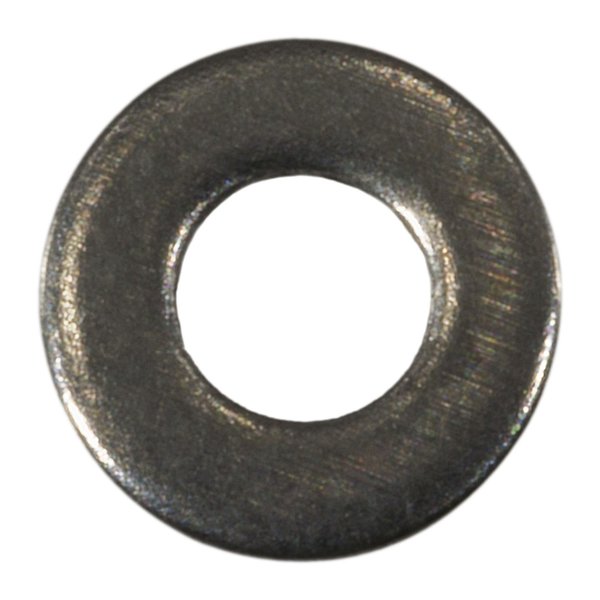 Midwest Fastener Flat Washer, Fits Bolt Size M3 , 18-8 Stainless Steel 100 PK 55150
